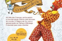 31/10/2016 - Palhaço Alfândega em o Magico de Oz